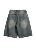 Men's Vintage Washed Casual Loose Shorts