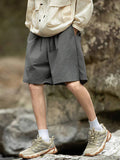 Men's Plain Waterproof Casual Shorts