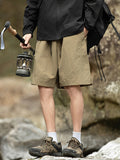 Men's Plain Waterproof Casual Shorts