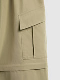 Men's Zippered Removable Loose Cargo Pants