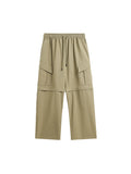 Men's Zippered Removable Loose Cargo Pants