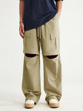 Men's Zippered Removable Loose Cargo Pants