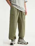 Men's Zippered Removable Loose Cargo Pants