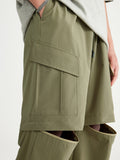 Men's Zippered Removable Loose Cargo Pants