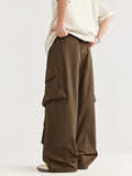 Men's Plain Multi Pocket Loose Cargo Pants