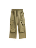 Men's Plain Multi Pocket Loose Cargo Pants