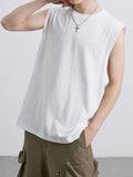 Men's Plain Cotton Loose Casual Vest