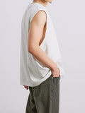 Men's Plain Cotton Loose Casual Vest