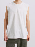 Men's Plain Cotton Loose Casual Vest