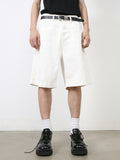 Men's Plain Loose Casual Denim Shorts