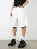 Men's Plain Loose Casual Denim Shorts