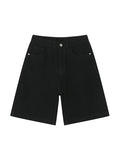 Men's Plain Loose Casual Denim Shorts