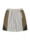 Men's Contrast Color Splicing Casual Shorts