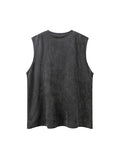 Men's Angel Wing Print Loose Casual Vest