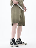 Men's Washed Distressed Ombre Shorts