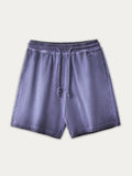 Men's Washed Distressed Ombre Shorts