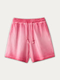 Men's Washed Distressed Ombre Shorts