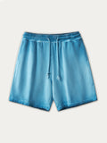 Men's Washed Distressed Ombre Shorts