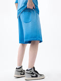 Men's Washed Distressed Ombre Shorts