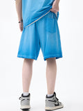 Men's Washed Distressed Ombre Shorts