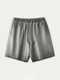 Men's Washed Distressed Ombre Shorts