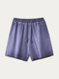 Men's Washed Distressed Ombre Shorts