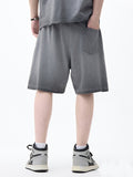 Men's Washed Distressed Ombre Shorts