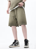 Men's Washed Distressed Ombre Shorts