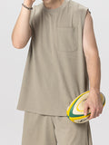 Men's Plain Cotton Casual Sports Vest