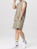 Men's Plain Cotton Casual Sports Vest