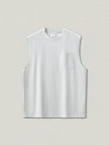 Men's Plain Cotton Casual Sports Vest