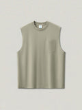 Men's Plain Cotton Casual Sports Vest