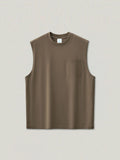 Men's Plain Cotton Casual Sports Vest