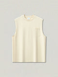 Men's Plain Cotton Casual Sports Vest