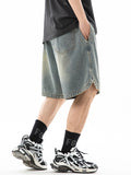 Men's Casual Loose Denim Shorts