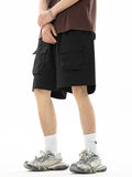 Short cargo ample multi-poches pour hommes