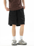 Short cargo ample multi-poches pour hommes