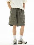 Short cargo ample multi-poches pour hommes