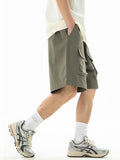 Short cargo ample multi-poches pour hommes