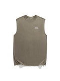 Men's Vintage Washed Casual Loose Vest