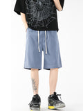 Men's Solid Color Casual Lce Silk Shorts