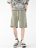 Men's Solid Color Casual Lce Silk Shorts