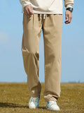 Men's Solid Casual Loose Straight Leg Pants