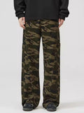 Pantalon cargo ample camouflage vintage pour hommes