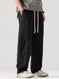 Men's Plain Loose Casual Straight Cargo Pants