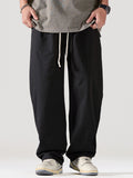 Men's Plain Loose Casual Straight Cargo Pants