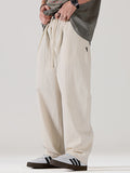 Men's Plain Loose Casual Straight Cargo Pants