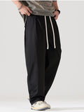 Men's Plain Loose Casual Straight Cargo Pants