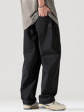 Men's Plain Loose Casual Straight Cargo Pants