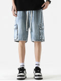 Men's Pocket Denim Cargo Shorts